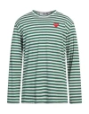 Comme Des Garçons Play Man T-shirt Green Size Xl Cotton
