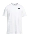 Comme Des Garçons Play T-shirt Comme Des Garcons Play Men Color White In White