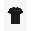 Comme Des Garçons Play Omme Des Garcons Play 3 Heart T-shirt In Black