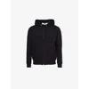 Comme Des Garçons Play Mens Comme Des Garcons Play Brand-patch Two-welt-pockets Regular-fit Cotton-jersey Hoody In Black