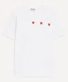 Comme Des Garçons Play Comme Des Garcons Play Mens Multi Red Heart T-shirt