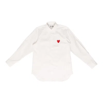 Comme Des Garçons Play Mens Shirts In Nero Neri E Grigi