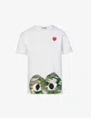 Comme Des Garçons Play Comme Des Garcons Play Camouflage Edge Heart Kawakubo Rei Short Sleeve White