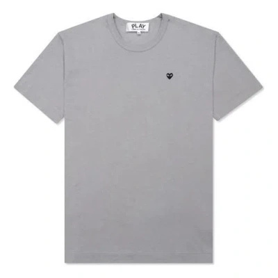 Comme Des Garçons Play Comme Des Garcons Play Mini Heart Logo Tee 'grey' In Gray