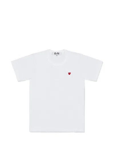 Comme Des Garçons Play Mini Heart T-shirt In White