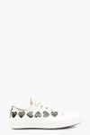 Comme Des Garçons Play Comme Des Garcons Play Ivory Canvas Comme Des Garã§ons X Converse Sneakers In Neutral