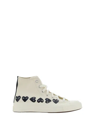 Comme Des Garçons Play Multi Heart High Sneakers