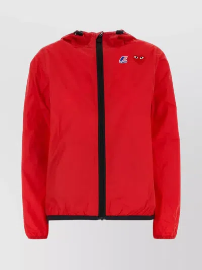 Comme Des Garçons Play Nylon Collaboration Hooded Jacket