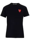 COMME DES GARÇONS PLAY COMME DES GARÇONS PLAY OVERLAPPING HEART T