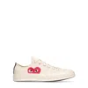 Comme Des Garçons Play Lacing Low-cut Casual Shoes In Neutral