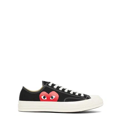 Comme Des Garçons Play Play Converse Chuck Taylor In Black