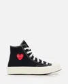Comme Des Garçons Play Canvas Converse Sneakers Collaboration