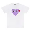 Comme Des Garçons Play Play T-shirt In Purple