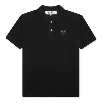 Comme Des Garçons Play Comme Des Garcons Play Polo Black Emblem 'black'