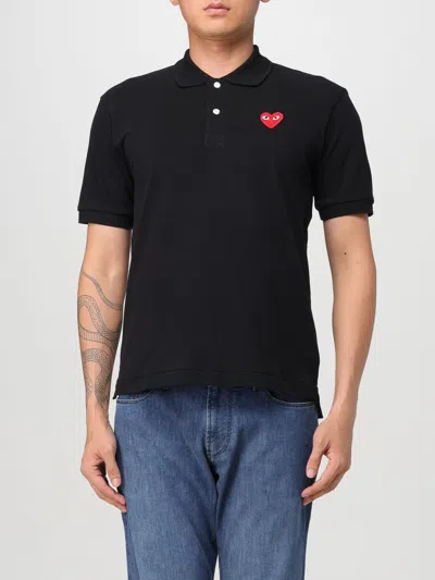 COMME DES GARÇONS PLAY POLO SHIRT COMME DES GARCONS PLAY MEN,F95188002