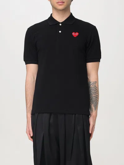 COMME DES GARÇONS PLAY POLO SHIRT COMME DES GARCONS PLAY MEN,G69027002