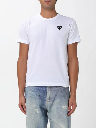 Comme Des Garçons Play Polo Shirt Comme Des Garcons Play Men Color White