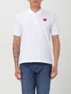 COMME DES GARÇONS PLAY POLO SHIRT COMME DES GARCONS PLAY MEN COLOR WHITE,F95188001