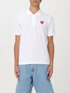Comme Des Garçons Play Polo Shirt Comme Des Garcons Play Men Color White In Weiss