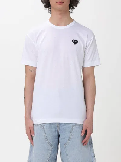 Comme Des Garçons Play Cotton T-shirt In White