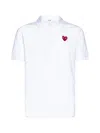 Comme Des Garçons Play Polo Shirt Comme Des Garcons Play Men Color White In White