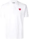 COMME DES GARÇONS PLAY COMME DES GARÇONS PLAY POLO SHIRT WITH EMBROIDERY