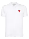 Comme Des Garçons Play Polo Shirt Comme Des Garcons Play Men In White