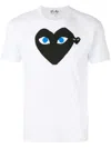 Comme Des Garçons Play Printed And Embroidered T-shirt
