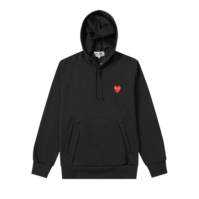 Pre-owned Comme Des Garçons Play Pull Over Hoddie 'black'