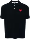 Comme Des Garçons Play Red Emblem Knid Polo