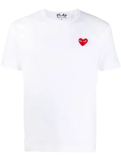 COMME DES GARÇONS PLAY RED EMBLEM KNIT TS-HIRT