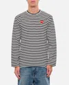 COMME DES GARÇONS PLAY RED EMBLEM LS PLAY T-SHIRT