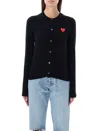 COMME DES GARÇONS PLAY COMME DES GARÇONS PLAY RED HEART CARDIGAN