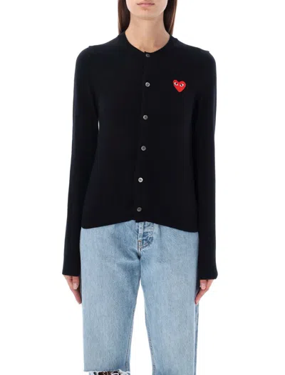 COMME DES GARÇONS PLAY COMME DES GARÇONS PLAY RED HEART CARDIGAN