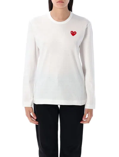 COMME DES GARÇONS PLAY COMME DES GARÇONS PLAY RED HEART L/S T-SHIRT