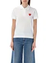 COMME DES GARÇONS PLAY COMME DES GARÇONS PLAY RED HEART POLO SHIRT