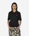 COMME DES GARÇONS PLAY RED HEART POLO SWEATER