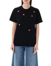 COMME DES GARÇONS PLAY COMME DES GARÇONS PLAY RED HEARTS T-SHIRT