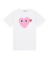 Comme Des Garçons Play Printed And Embroidered T-shirt