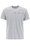 COMME DES GARÇONS PLAY COMME DES GARCONS PLAY "ROUND NECK T SHIRT WITH HEART