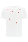 COMME DES GARÇONS PLAY "ROUND-NECK T-SHIRT WITH HEART PATTERN