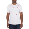 Comme Des Garçons Play Comme Des Garcons Play Scattered Hearts Cotton T-shirt In White