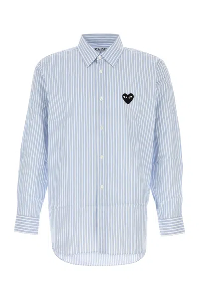 Comme Des Garçons Play Shirts In 블루