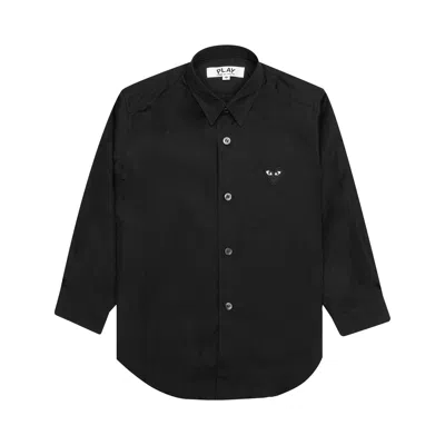 Pre-owned Comme Des Garçons Play Shirt 'black' | Kid's Size 6