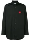 COMME DES GARÇONS PLAY COMME DES GARÇONS PLAY SHIRT WITH APPLICATION