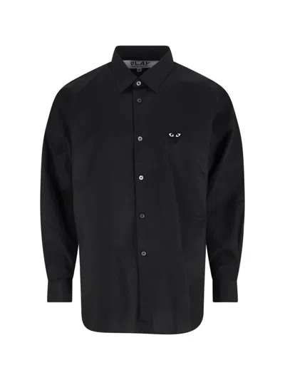 Comme Des Garçons Play Shirts In Black