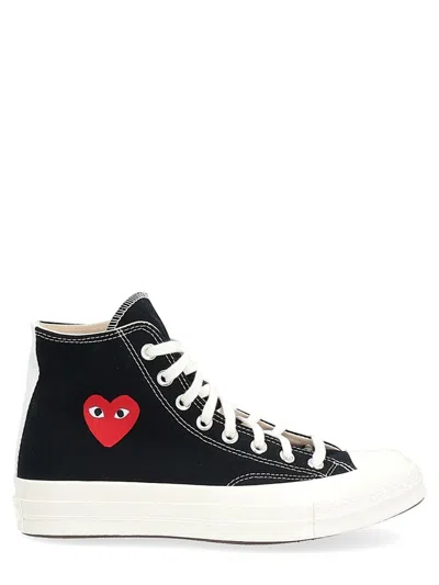 Comme Des Garçons Play Shoes In Black