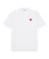 Comme Des Garçons Play Overlap-heart Print Cotton-jersey T-shirt