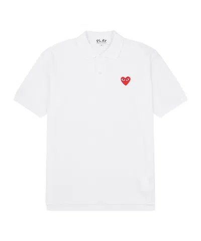 COMME DES GARÇONS PLAY SHORT SLEEVE POLO SHIRT
