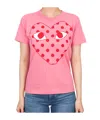 Comme Des Garçons Play Short-sleeved T-shirt In Pink
